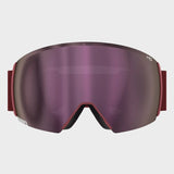 REVENT Q Large HD Skibrille - Unisex - Maroon - Gumpel & Co