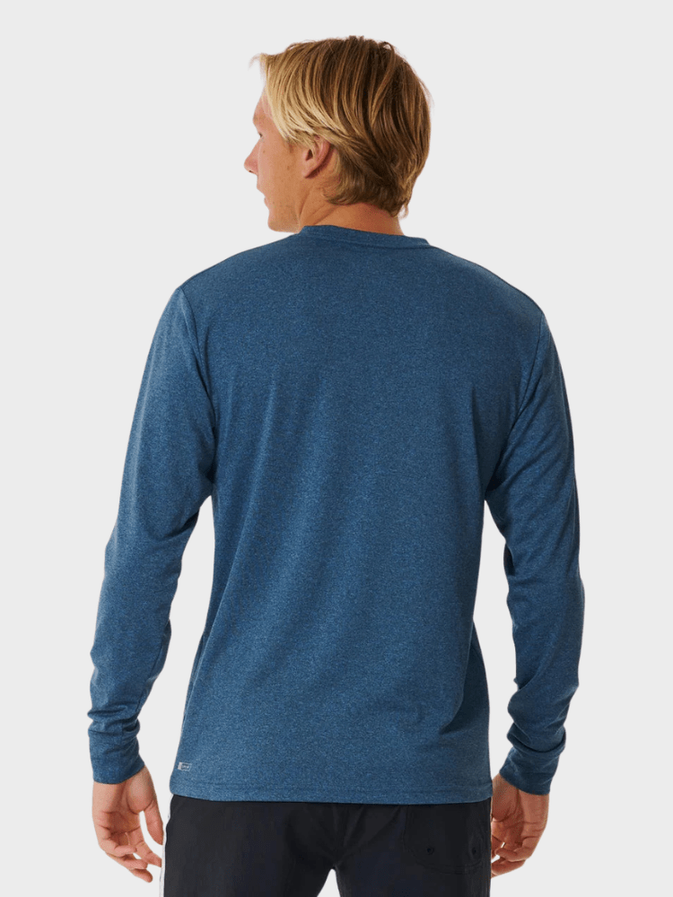 Rip Curl Stack UPF L/S UV trøjer - Herre - Navy Marle