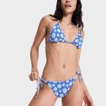 Printed Essentials Classic tie side Bikini Underdel - Dame - Dutch Blue Flower Soul Small - Gumpel & Co