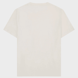 KNOWLEDGE COTTON APPAREL T-shirt m/brystprint - Herre - Egret