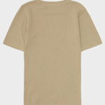 KNOWLEDGE COTTON APPAREL Rib T-shirt - Dame - Twill