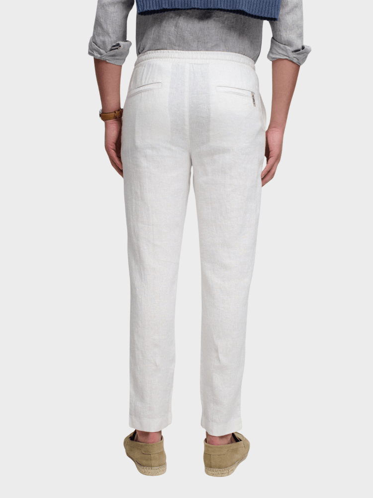 SUPERDRY Merchant Linen Bukser - Herre - Optic