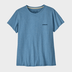 P6 Logo Responsibili Tshirt - Dame - Shore Blue - Gumpel & Co