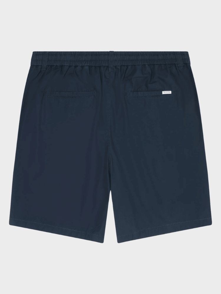 KNOWLEDGE COTTON APPAREL Fig Poplin Shorts - Herre - Total Eclipse