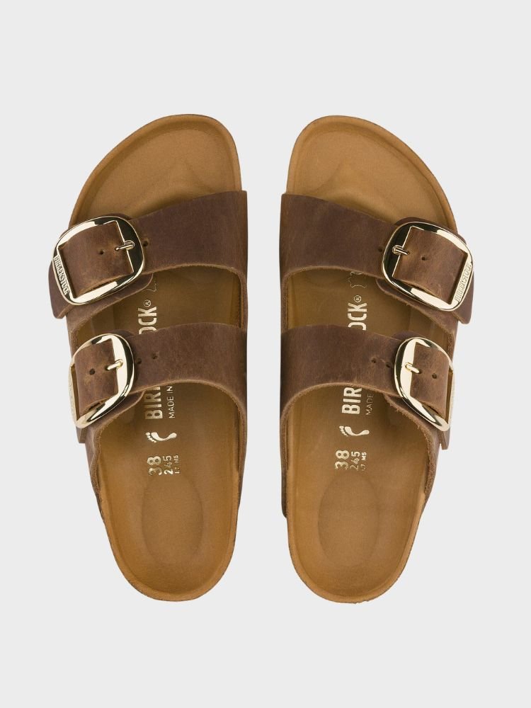 Arizona Big Buckle Smal - Unisex - Cognac - Gumpel & Co