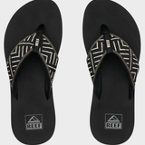 Reef Spring Woven Klipklapper - Dame - Black/Cream - Gumpel & Co