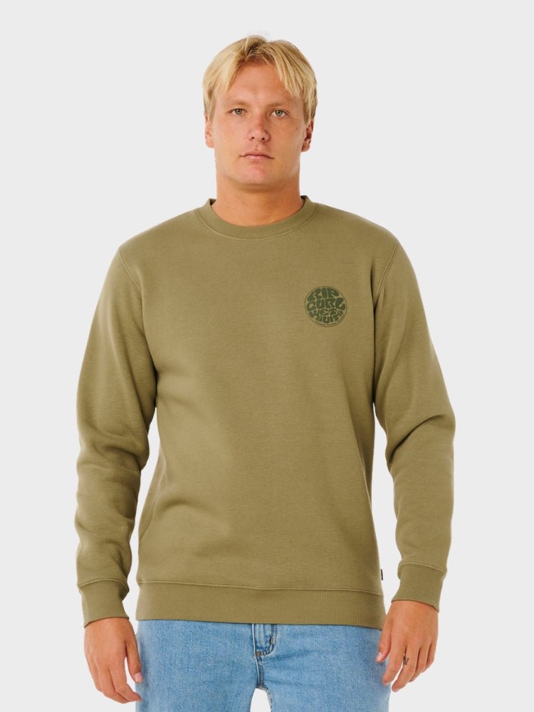 Wetsuit Icon Sweatshirts - Herre - Surplus Green - Gumpel & Co