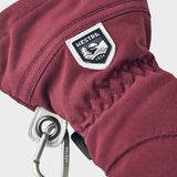 Female Heli Mitt Skivanter - Dame - Bordeaux/Off White