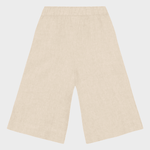 KNOWLEDGE COTTON APPAREL Culotte Shorts - Dame - Yarndyed - Light feather gray