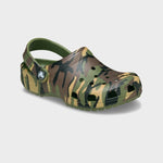 Classic Camouflage Clog Crocs - Børn - Army Green/Multi - Gumpel & Co