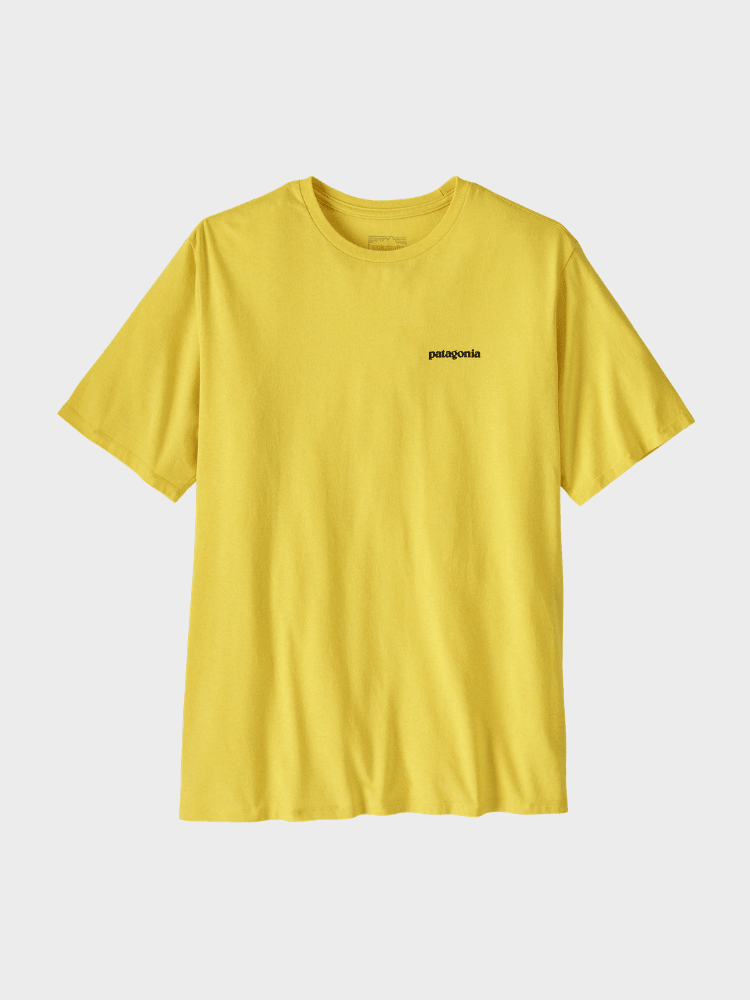 P6 Logo Responsibili Tshirt - Herre - P6 Outline: Lemon Zest - Gumpel & Co