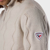 Corbyr Half Zip Strik - Herre - Silver Cloud
