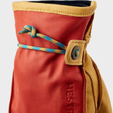 Wakayama 5 fingre Skihandsker - Unisex - Flame red/Tan