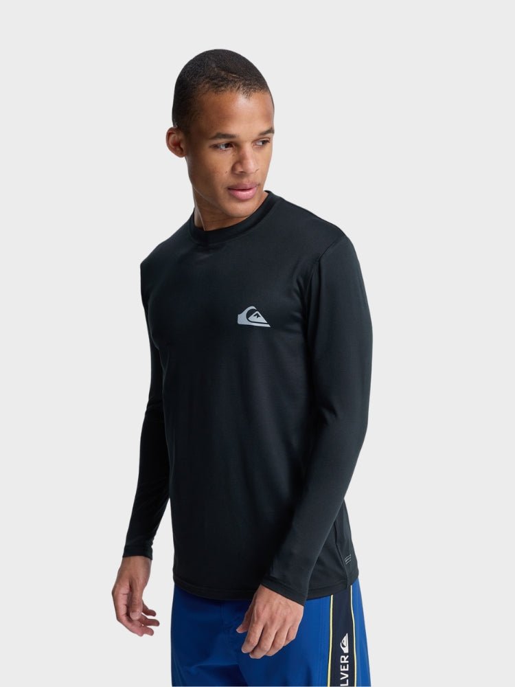 Quicksilver Everyday Surf Tee Ls UV Trøje - Herre - Sort
