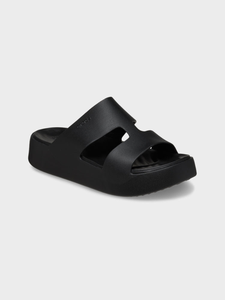 CROCS Getaway Platform H-Strap Crocs - Voksen - Black