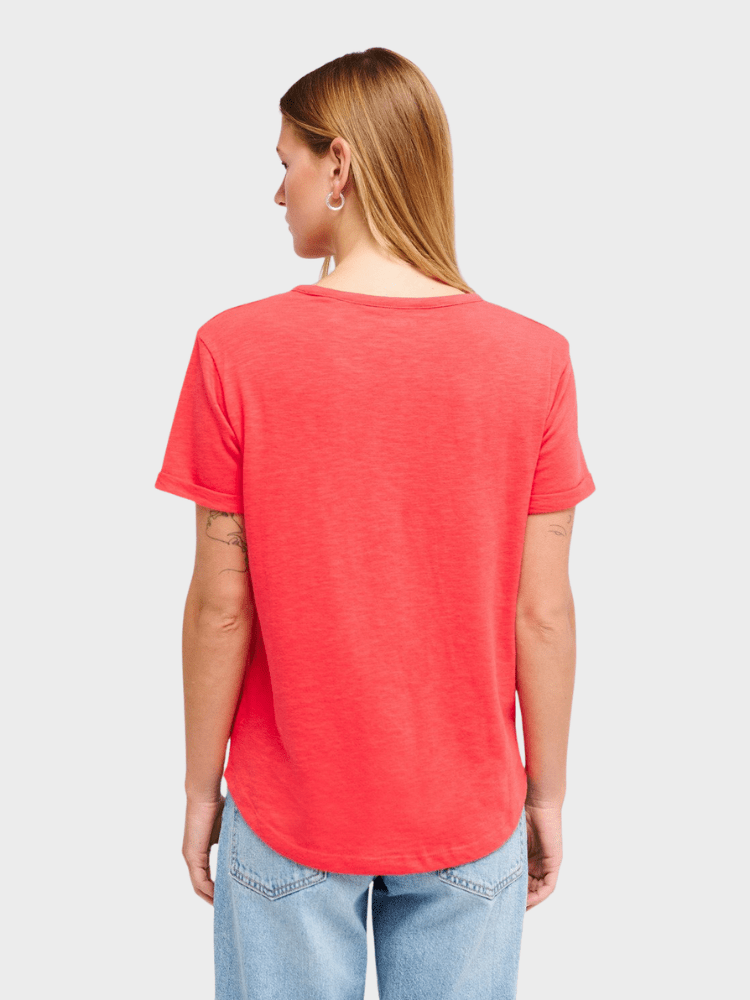 Roxy Oceanwave Regular Emby T shirt - Dame - Hibiscus