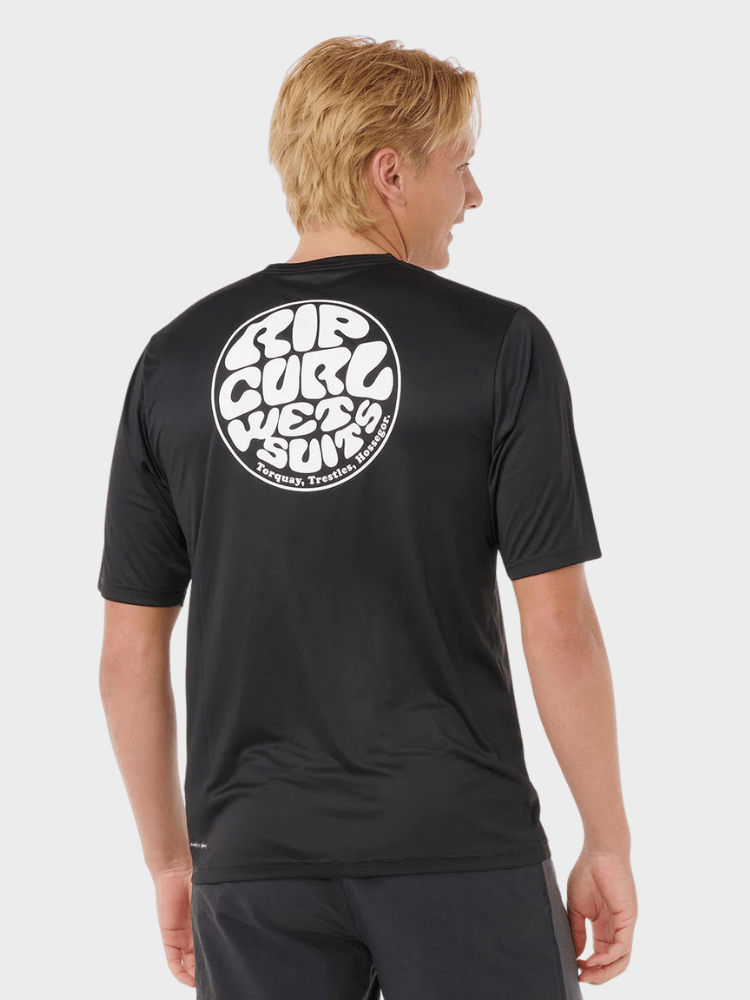 Rip Curl Icons Of Surflite UPF S/S UV trøjer - Herre - Black