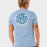 Wettie Passage Icon T shirt - Herre - Faded Denim - Gumpel & Co