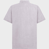 Breeze comfort corduroy short sleeve shirt - Herre - Shaved Chocolate