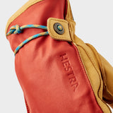 Wakayama 5 fingre Skihandsker - Unisex - Flame red/Tan