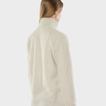 Hrannar W Zipneck Fleece - Dame - Dark Stone - Gumpel & Co