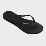 Slim Glitter II Klipklapper - Dame - Black/Black - Gumpel & Co