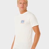 Pacific Rinse Sunrise T shirt - Herre - Bone - Gumpel & Co