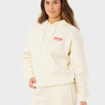 Rip Curl Surf Puff Heritage Hood Hoodie - Dame - Cayenne
