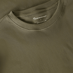 KNOWLEDGE COTTON APPAREL T-shirt m/brystprint - Herre - Burned Olive