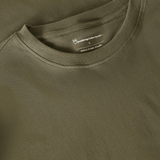 KNOWLEDGE COTTON APPAREL T-shirt m/brystprint - Herre - Burned Olive