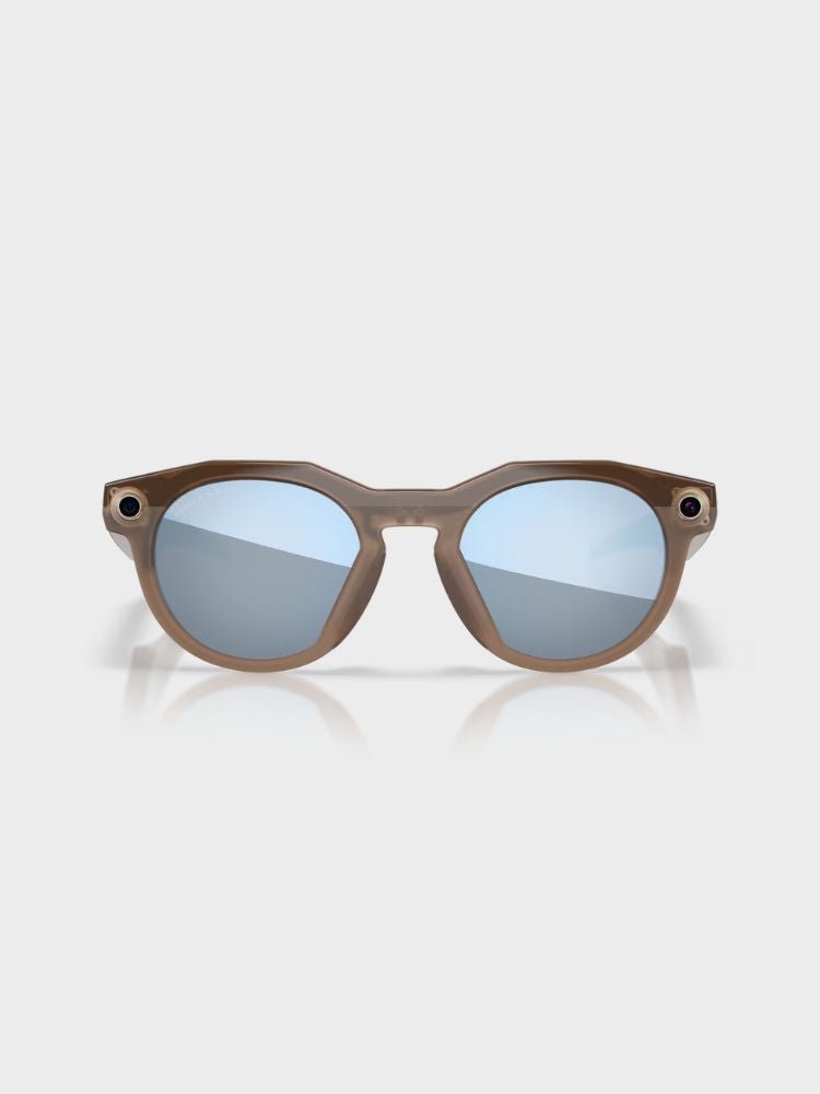 Oakley X Meta HSTN AI Solbrille - Brown Smoke / Prizm Deep Water Polerized