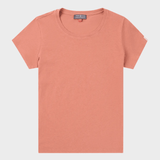 Linen Tee - Dame - Terra Red - Gumpel & Co