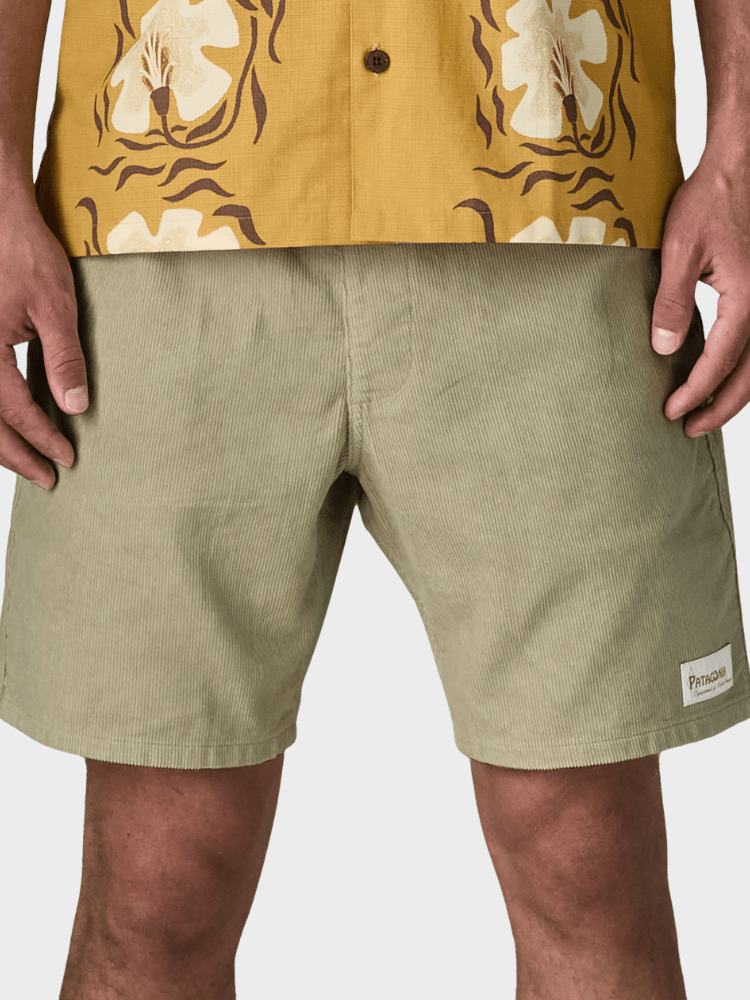 M's Corduroy Volley Shorts - Herre - Gumtree Green - Gumpel & Co