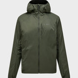 Freelight Reversible Midlayer med Hætte - Herre - Grøn / Olive Extreme