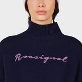 Signature Sweater - Dame - Dark Navy - Gumpel & Co