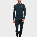 Mens Thermozone Long - sleeve shirt Wool - Tech - Holly - Gumpel & Co