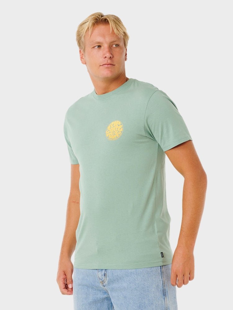 Wettie Passage Icon T shirt - Herre - Aloe - Gumpel & Co