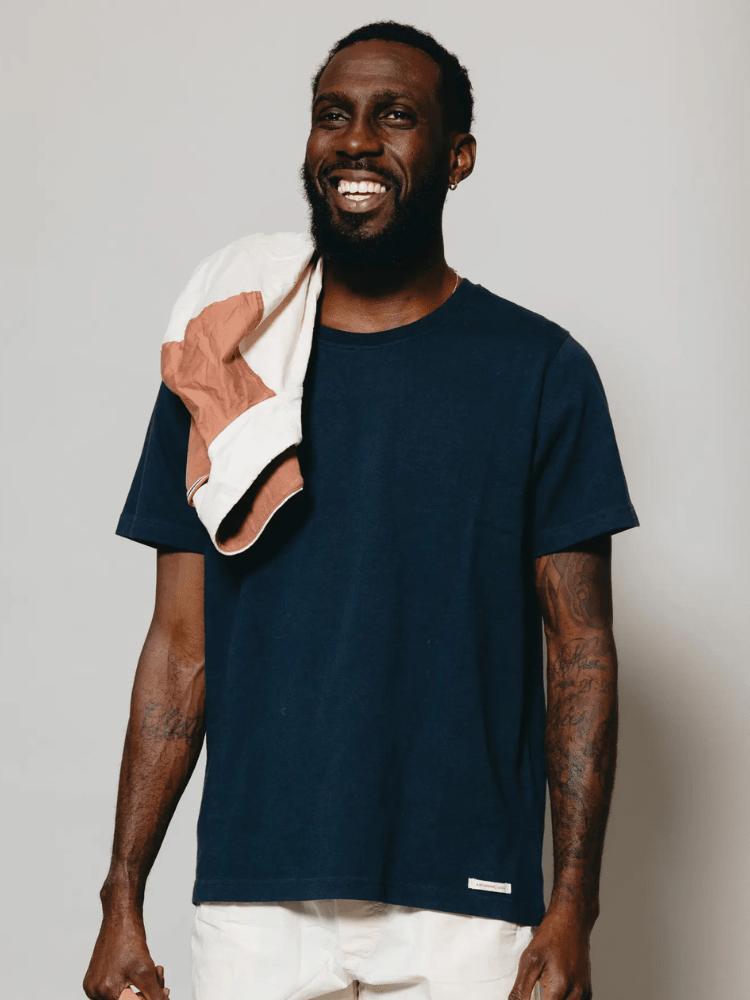 Oslo Tee - Herre - Faded Navy - Gumpel & Co