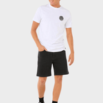 Rip Curl Wettie Icon T shirt - Herre - Optical White