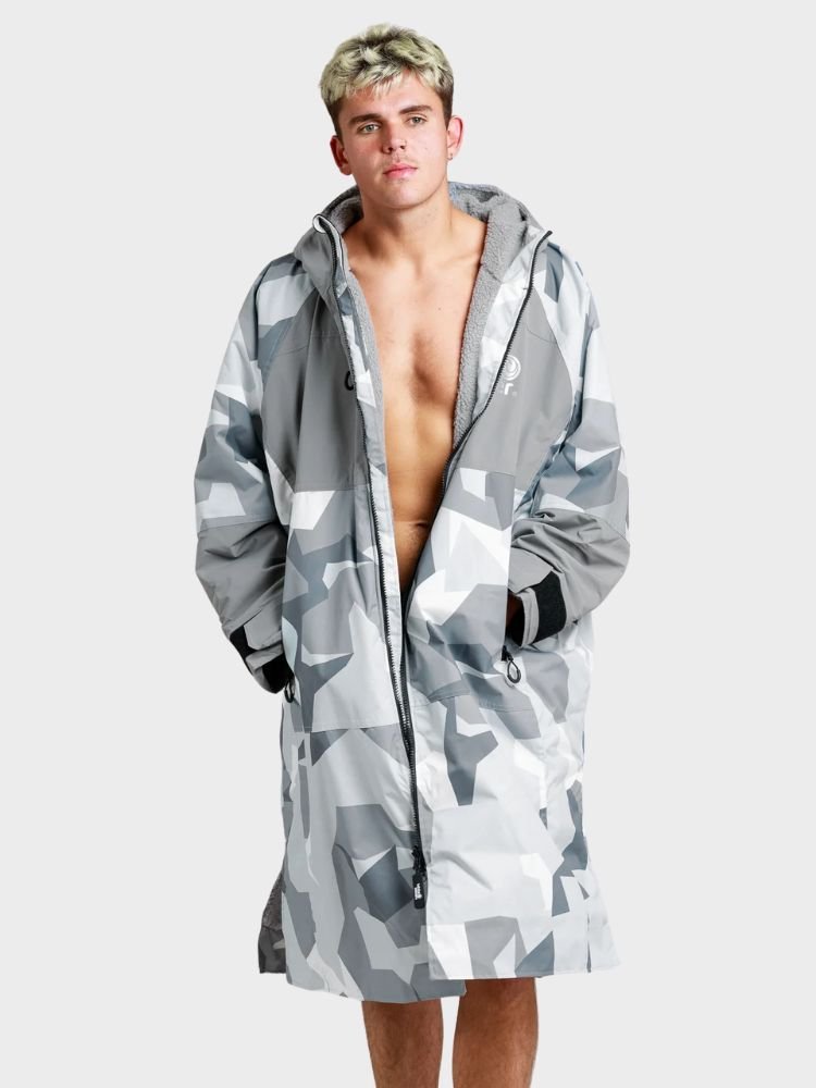 White Water Robe - Arctic Camo / Grå - Gumpel & Co
