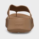 CROCS Getaway Platform Flip Crocs - Voksen - Milk Chocolate