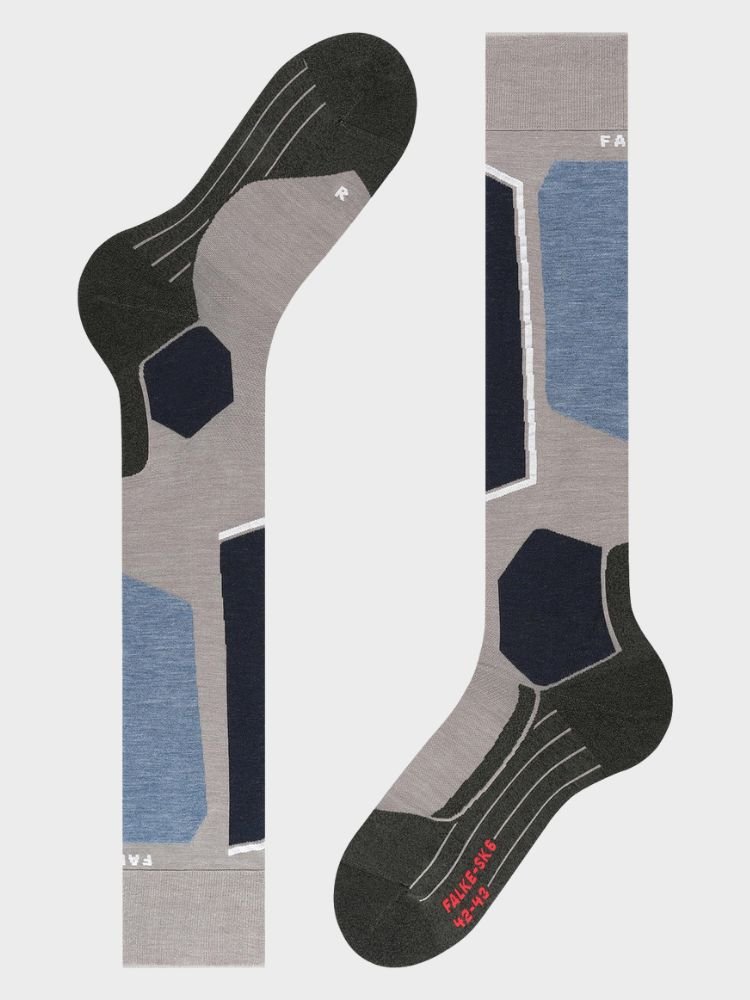 SK6 Pro Herre Skisokker - Grå - Gumpel & Co