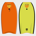 Woop Boogie Wave Power Bodyboard - Unisex - Blue Tangerine - Gumpel & Co