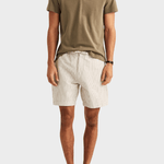 Morris Fenix Seersucker Shorts - Khaki