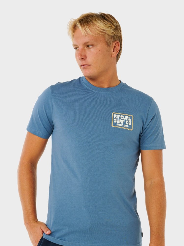 Pacific Rinse Sunrise T shirt - Herre - Bluefin - Gumpel & Co
