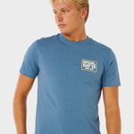 Pacific Rinse Sunrise T shirt - Herre - Bluefin - Gumpel & Co