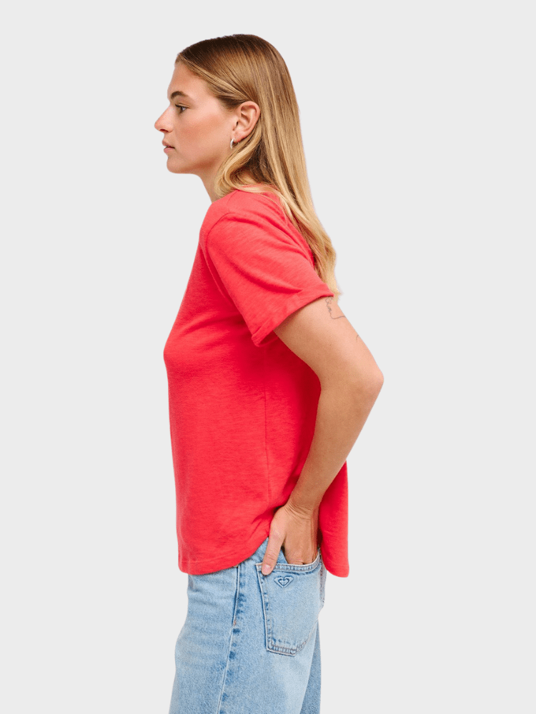 Roxy Oceanwave Regular Emby T shirt - Dame - Hibiscus
