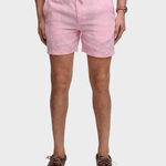 SUPERDRY Merchant Linen Shorts - Herre - Pink Chambray