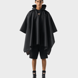 Hunter Packable Poncho - Unisex - Sort - Gumpel & Co