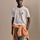 Patch T-Shirt - Herre - White - Gumpel & Co